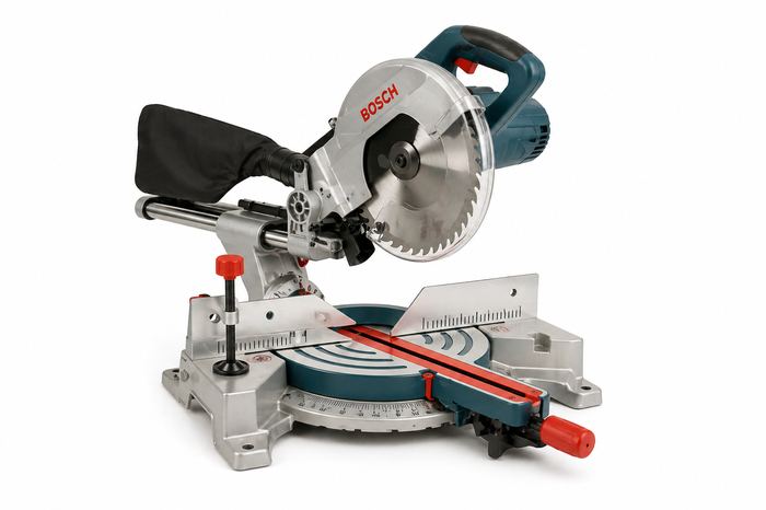 A sliding compound miter saw